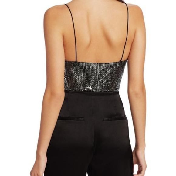 Alice & Olivia Emilia Metallic Bodysuit - Picture 3 of 6